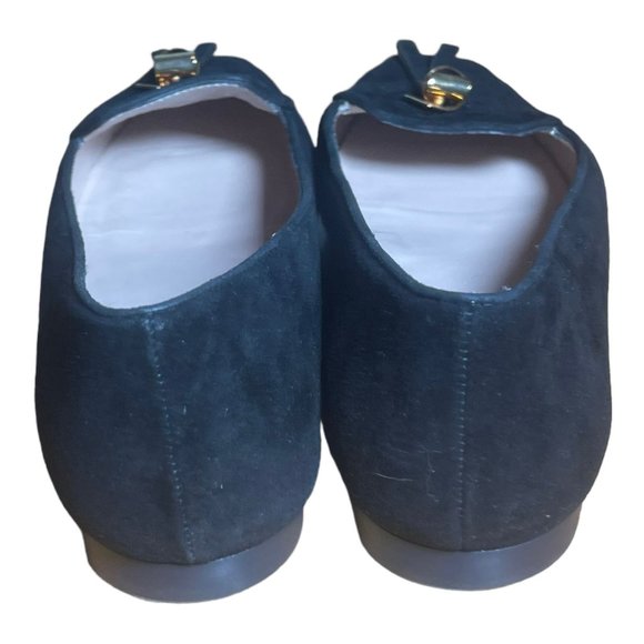 Stuart Weitzman Suede Slipknot Loafers Size 5 - Picture 3 of 10